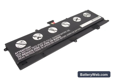 Asus VivoBook S200 Replacement Battery, 7.4V, 5100mAh, Li-Polymer 3
