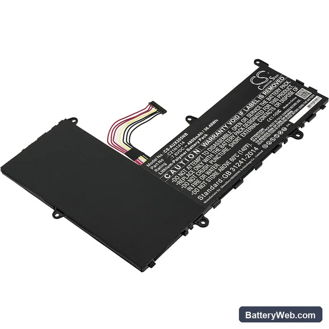 Asus EeeBook X205 Replacement Battery, 7.6V, 4800mAh, Li-Polymer 1