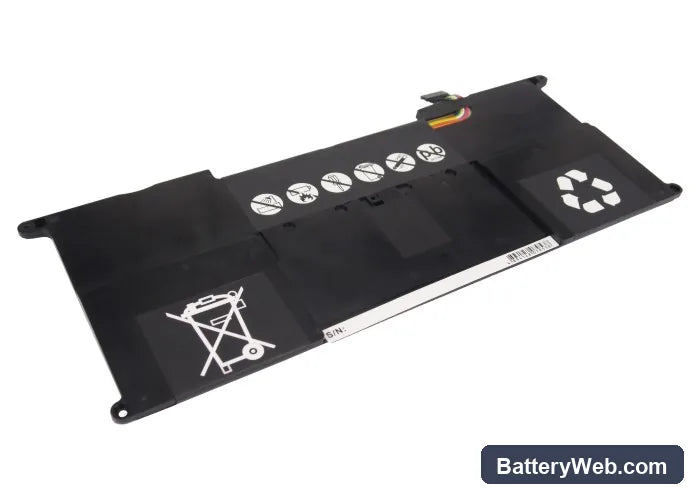 Asus UX21 Replacement Battery, 7.4V, 4500mAh, Li-Polymer 3