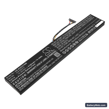 Asus RC72LA-NH002W Replacement Battery, 15.56V, 5100mAh, Li-Polymer 1