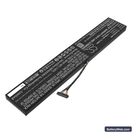 Asus RC72LA-NH002W Replacement Battery, 15.56V, 5100mAh, Li-Polymer 2