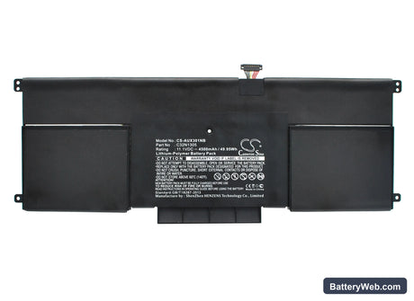 Asus Zenbook UX301 Replacement Battery, 11.1V, 4500mAh, Li-Polymer 1