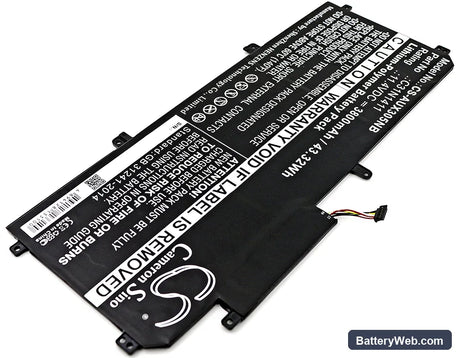 Asus U305CA6Y30 Replacement Battery, 11.4V, 3800mAh, Li-Polymer 2