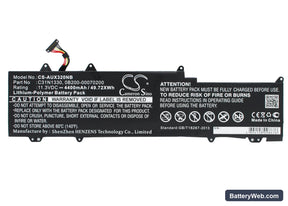 Asus Zenbook UX32LN Replacement Battery, 11.3V, 4400mAh, Li-Polymer 1
