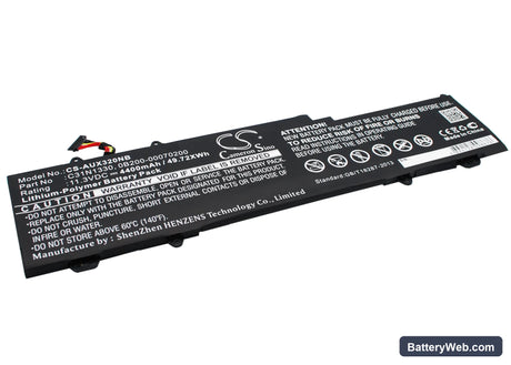 Asus Zenbook UX32LN Replacement Battery, 11.3V, 4400mAh, Li-Polymer 2