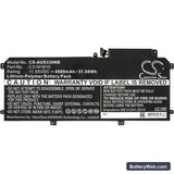 Asus Zenbook UX330 Replacement Battery, 11.55V, 4500mAh, Li-Polymer 3