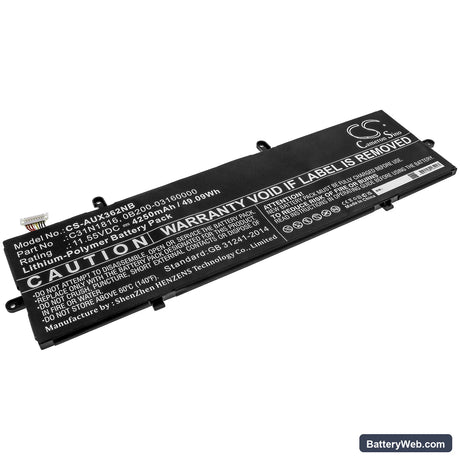 Asus Zenbook Flip 13 UX362FA-EL090T Replacement Battery, 11.55V, 4250mAh, Li-Polymer 1