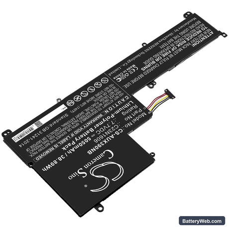 Asus Zenbook 3 Replacement Battery, 7.7V, 5050mAh, Li-Polymer 2