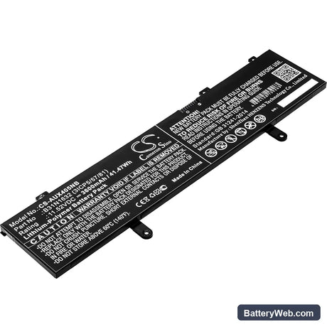 Asus X405 Replacement Battery, 11.52V, 3600mAh, Li-Polymer 1
