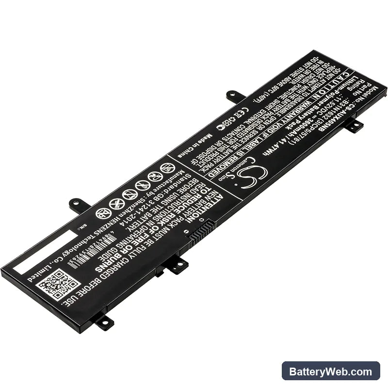 Asus X405 Replacement Battery, 11.52V, 3600mAh, Li-Polymer 2