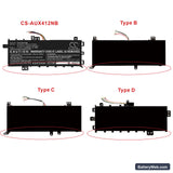 Asus A412FA Replacement Battery, 7.6V, 4100mAh, Li-Polymer 6