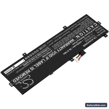 Asus BX430 Replacement Battery, 11.55V, 4200mAh, Li-Polymer 2