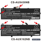 Asus BX430 Replacement Battery, 11.55V, 4200mAh, Li-Polymer 5