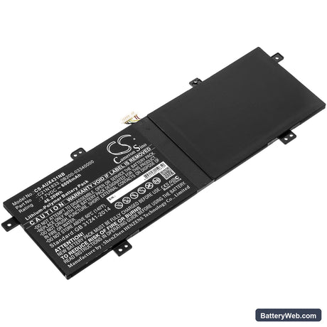 Asus UX431 Replacement Battery, 7.7V, 6000mAh, Li-Polymer 1