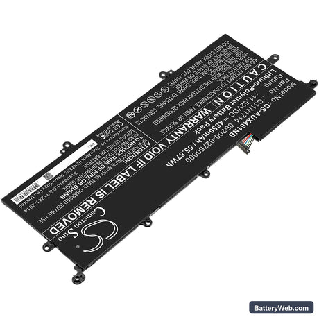 Asus ZenBook Flip 14 UX461UA-M00540 Replacement Battery, 11.52V, 4850mAh, Li-Polymer 2