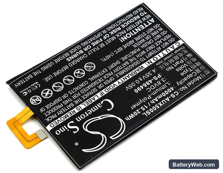 Asus Pegasus X005 Replacement Battery, 3.8V, 4000mAh, Li-Polymer 2