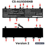 Asus FX506IV Replacement Battery, 15.4V, 5600mAh, Li-Polymer 4