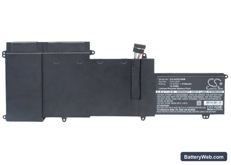 Asus ZenBook UX51 Replacement Battery, 14.8V, 4750mAh, Li-Polymer 1