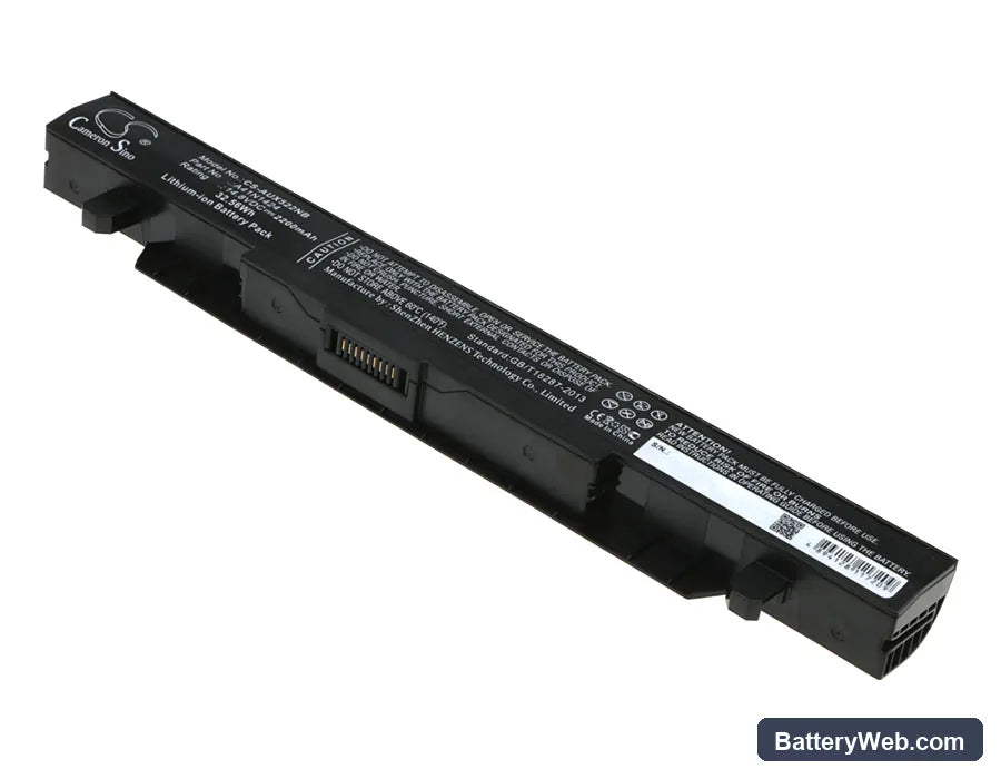 Asus FX-PLUS Replacement Battery, 14.8V, 2200mAh, Li-ion 1