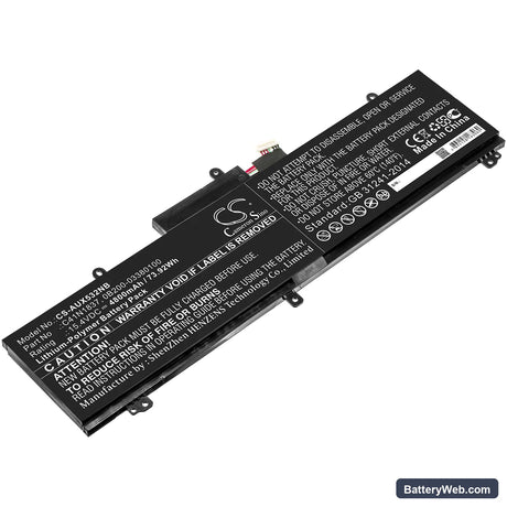 Asus GX532GV Replacement Battery, 15.4V, 4800mAh, Li-Polymer 1