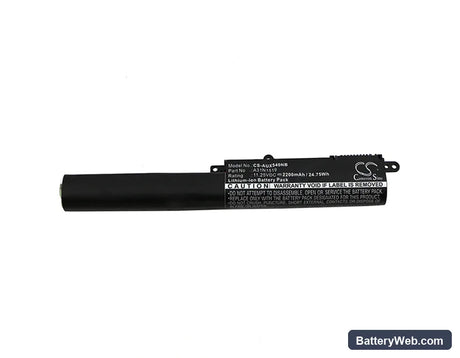Asus X540S Replacement Battery, 11.25V, 2200mAh, Li-ion 3