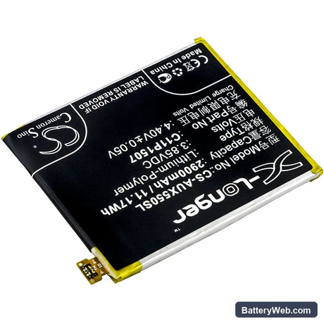 Asus ZenFone Zoom Replacement Battery, 3.85V, 2900mAh, Li-Polymer 2