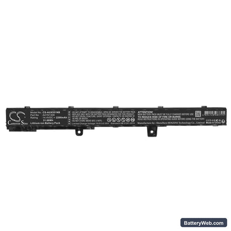 Asus X551C Replacement Battery, 14.4V, 2200mAh, Li-ion 5