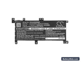 Asus X556UA Replacement Battery, 7.6V, 5000mAh, Li-Polymer 3