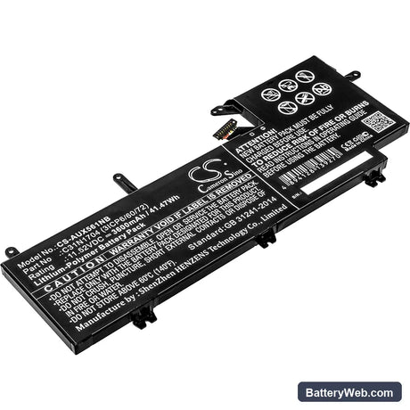 Asus UX561UD Replacement Battery, 11.52V, 3600mAh, Li-Polymer 1