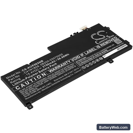 Asus UX562 Replacement Battery, 15.4V, 3700mAh, Li-Polymer 1