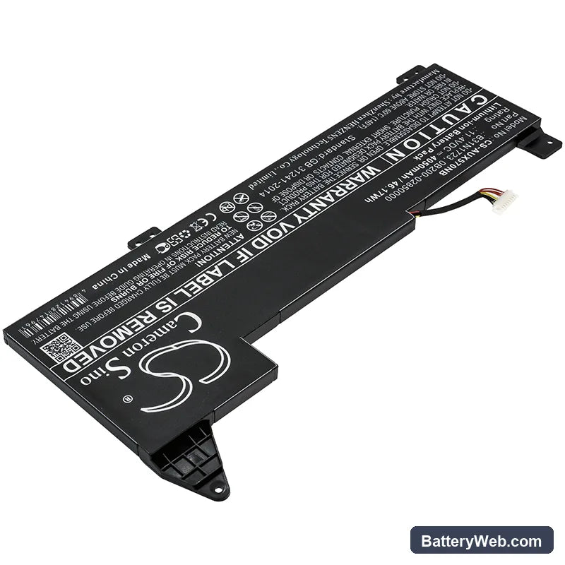Asus X570 Replacement Battery, 11.4V, 4050mAh, Li-ion 2