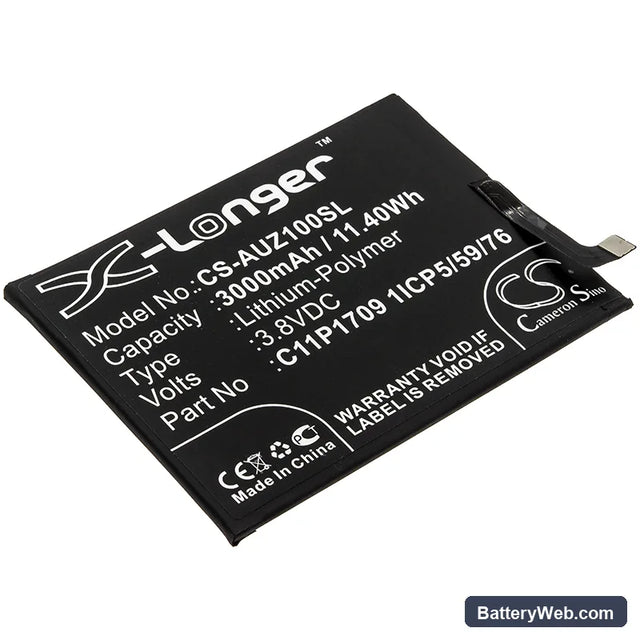 Asus ZenFone Live L1 Replacement Battery, 3.8V, 3000mAh, Li-Polymer 1