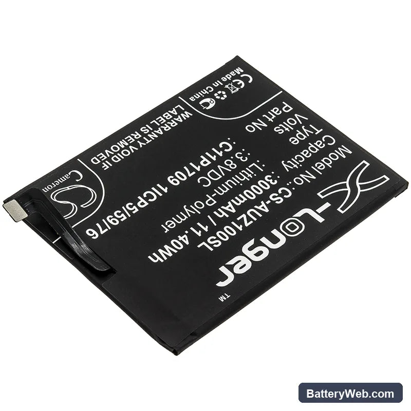 Asus ZenFone Live L1 Replacement Battery, 3.8V, 3000mAh, Li-Polymer 2