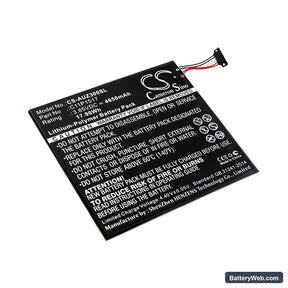 Asus ZenPad C 7.0 P01Z Replacement Battery, 3.85V, 4650mAh, Li-Polymer 1