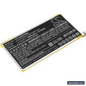 Asus ZenPad 7.0 Z370C Replacement Battery, 3.8V, 3250mAh, Li-Polymer 1