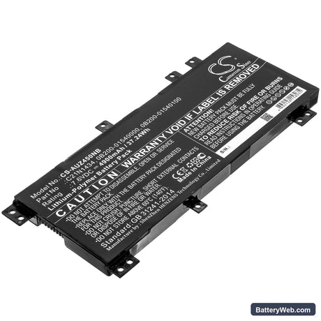 Asus Z450LA-WX006T Replacement Battery, 7.6V, 4900mAh, Li-Polymer 1