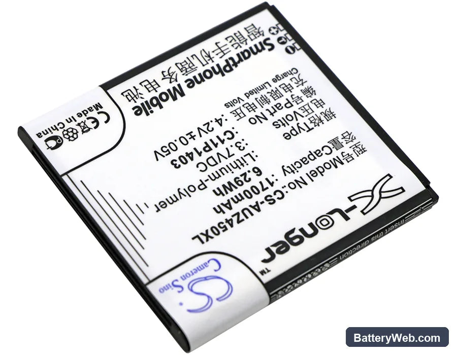 Asus ZenFone 4.5 Replacement Battery, 3.7V, 1700mAh, Li-Polymer 2
