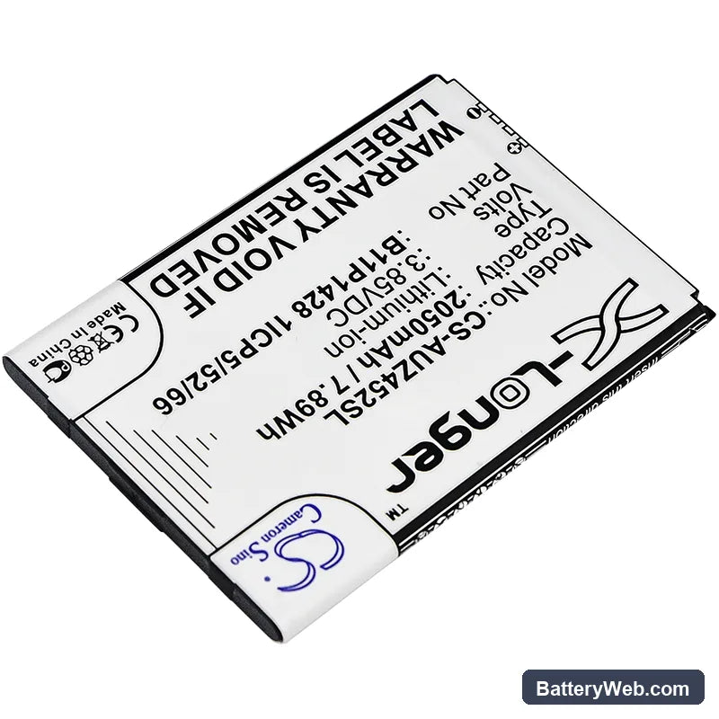 Asus ZenFone Go 4.5 Replacement Battery, 3.85V, 2050mAh, Li-ion 2