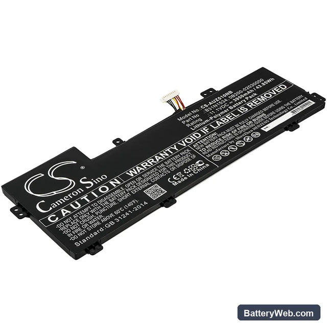 Asus Zenbook UX510UW Replacement Battery, 11.1V, 3950mAh, Li-Polymer 1