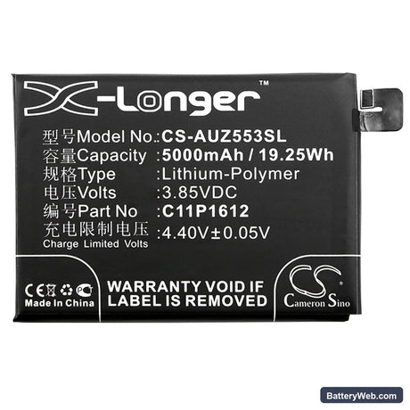 Asus ZenFone 3 Zoom Replacement Battery, 3.85V, 5000mAh, Li-Polymer 3