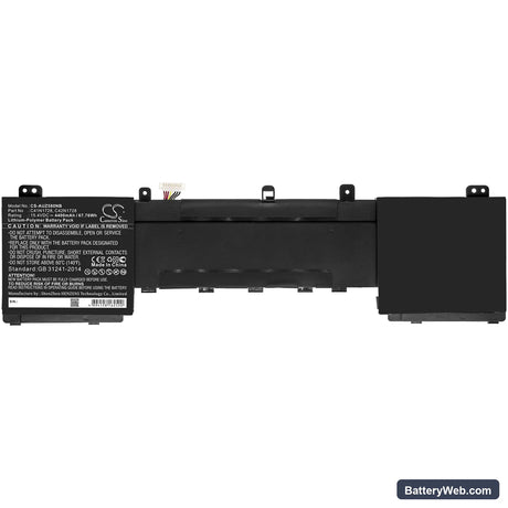 Asus ZenBook Pro 15 Replacement Battery, 15.4V, 4400mAh, Li-Polymer 3