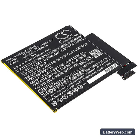 Asus Zenpad Z8S Replacement Battery, 3.85V, 4550mAh, Li-Polymer 1