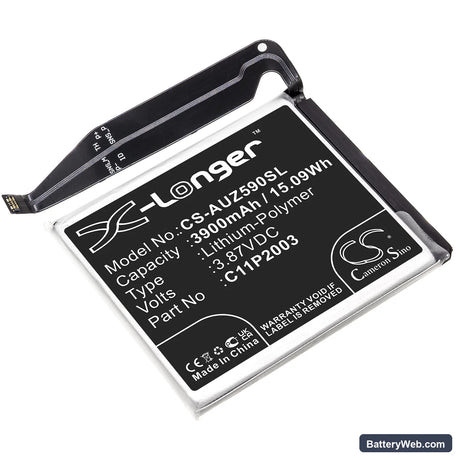 Asus ZenFone 8 Replacement Battery, 3.87V, 3900mAh, Li-Polymer 1