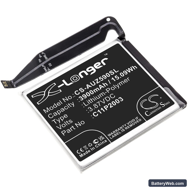 Asus ZenFone 8 Replacement Battery, 3.87V, 3900mAh, Li-Polymer 1