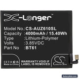 Acer Liquid Z6 Plus Replacement Battery, 3.85V, 4000mAh, Li-Polymer 3