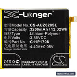 Asus ZenFone 5 2018 Replacement Battery, 3.85V, 3200mAh, Li-Polymer 3