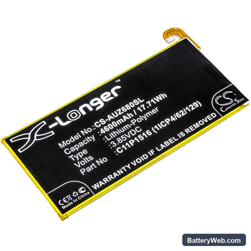 Asus ZenFone 3 Ultra Replacement Battery, 3.85V, 4600mAh, Li-Polymer 1