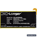 Asus ZenFone 3 Ultra Replacement Battery, 3.85V, 4600mAh, Li-Polymer 5