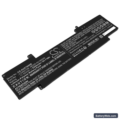 Asus Zenbook Pro 16X OLED Replacement Battery, 11.55V, 8200mAh, Li-Polymer 1