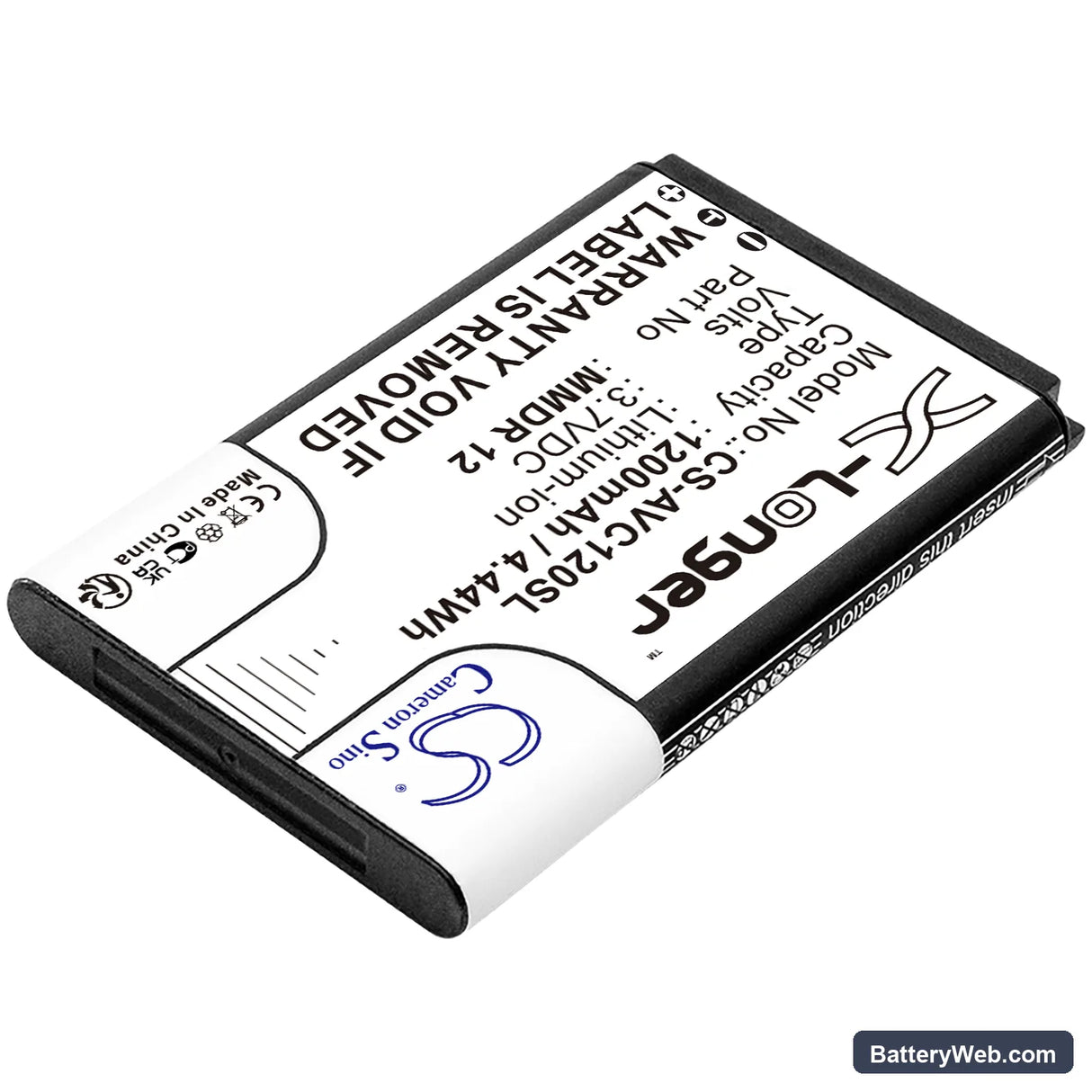 First 1925-1 Replacement Battery, 3.7V, 1200mAh, Li-ion 2